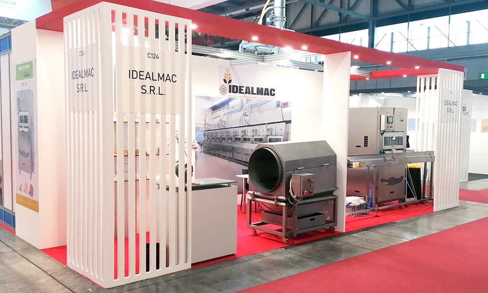 Idealmac booth at Ipackima exhibition 